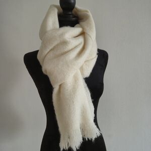 Simons Soft Cream Wrap, Scarf